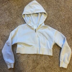 Zara Cropped hoodie size 6/7